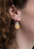 MARSEVEN single Coin With Ghost Earring - Gold  - Thumbnail 3