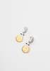 MARSEVEN single Coin With Ghost Earring - Gold  - Thumbnail 6