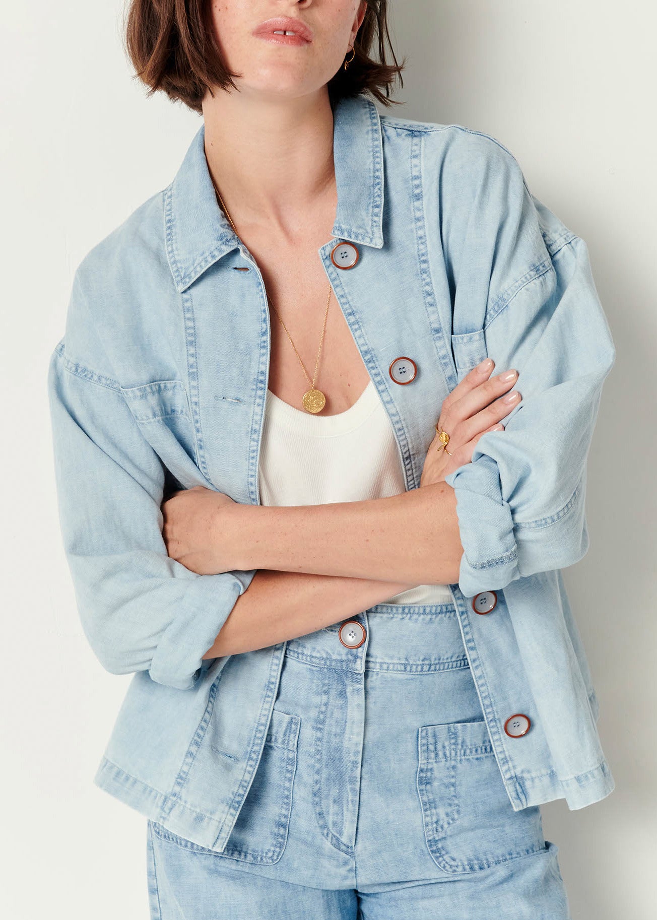 Sessun Ashton Jacket - Illusion Blue | Garmentory