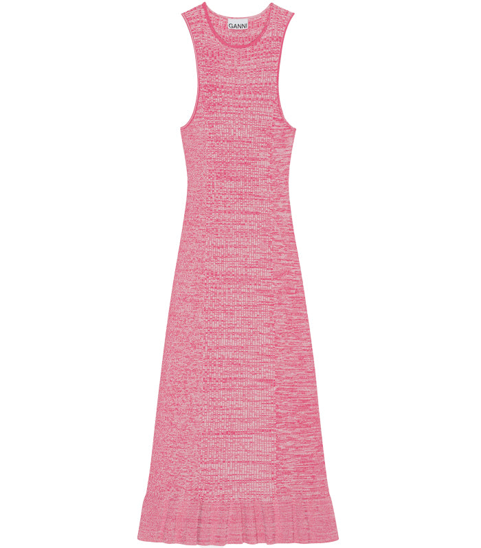 Ganni Melange Sleeveless Dress | Garmentory