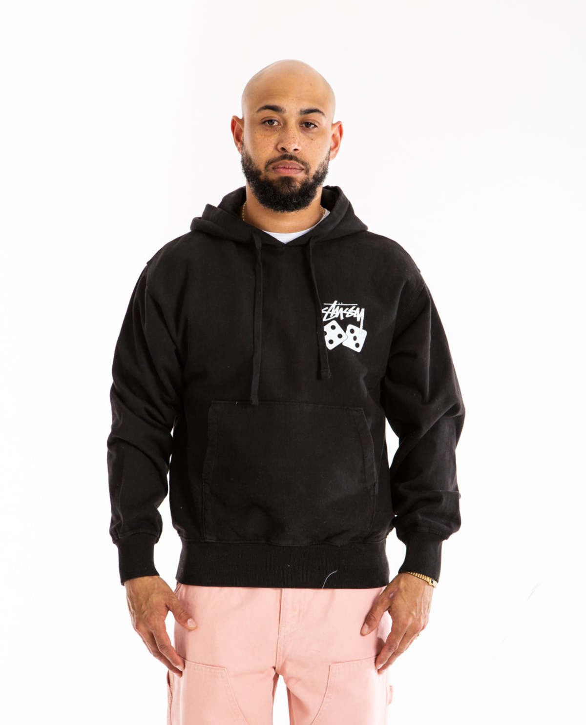★STUSSY★DICE PIGMENT DYED HOODIE フーディ★追跡可 Buy Stussy Dice Pigment Dyed Hoodie 'Black' - 1924883 BLAC