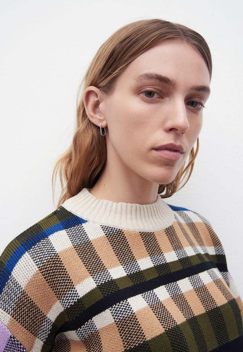 Kowtow Jumper Autumn Check Garmentory