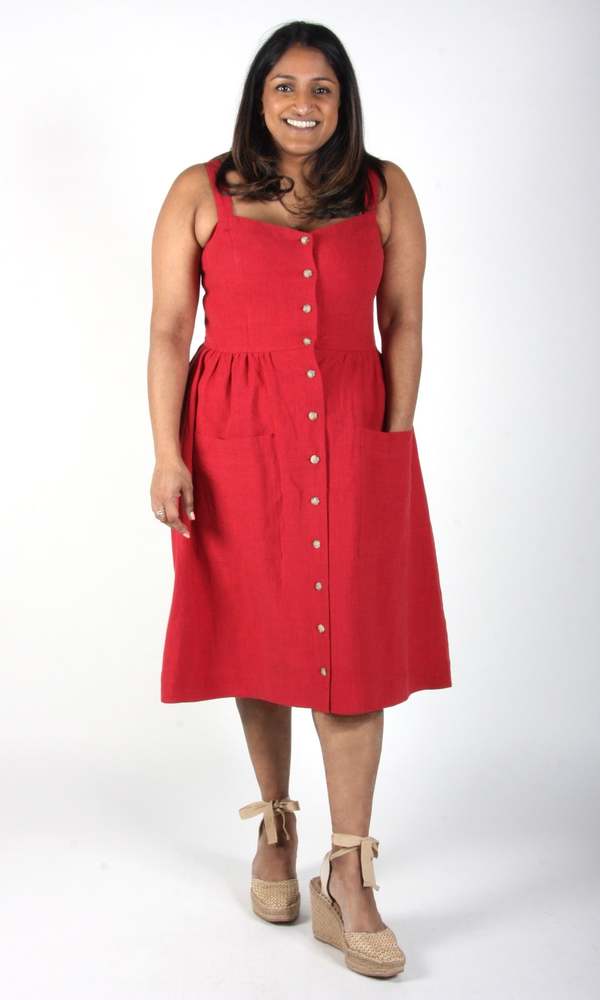 Birds of North America Thistlebird Dress GERANIUM Garmentory