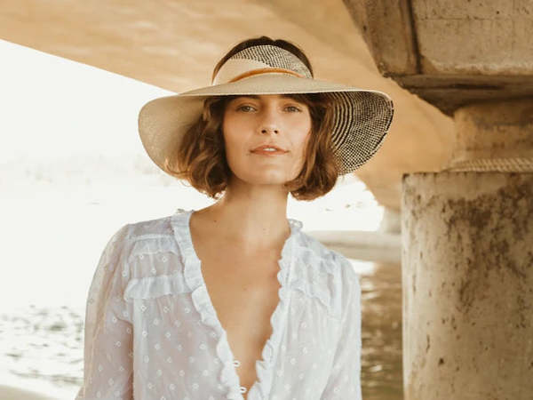 Freya Lupine Visor Natural/Black | Garmentory