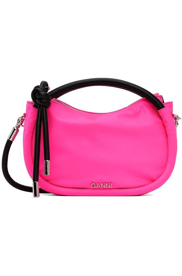 GANNI Mini Knot Bag - Pink | Garmentory