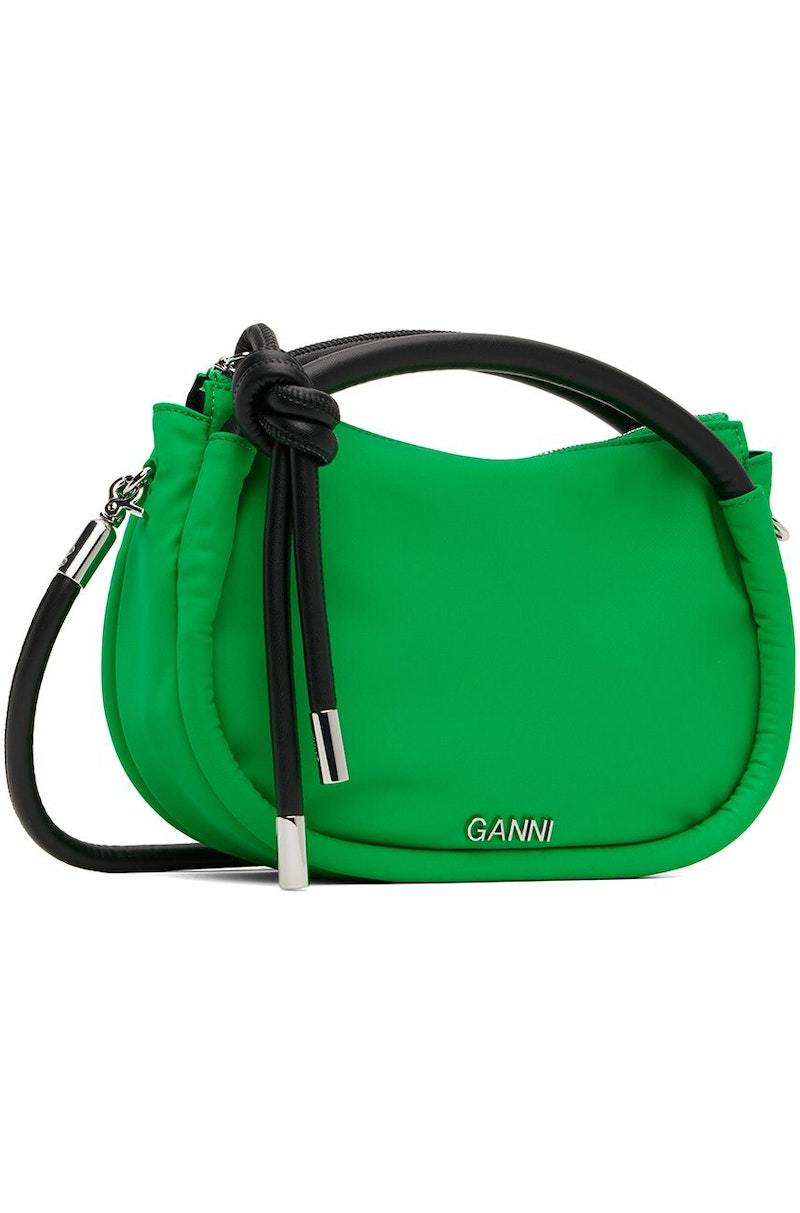 セール】国内入荷済み♪Ganni Occasion Ruched Top Handle Bag