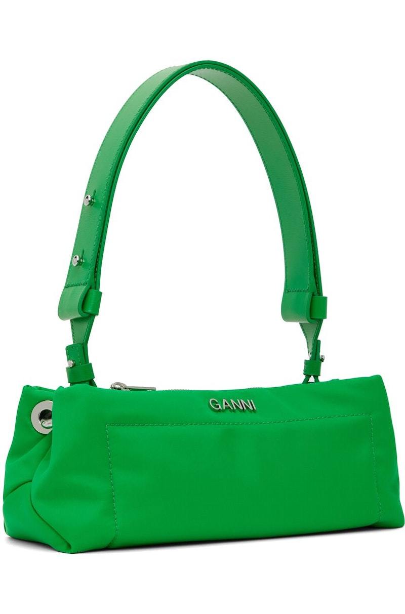 Ganni Pillow Baguette Bag - Kelly Green | Garmentory