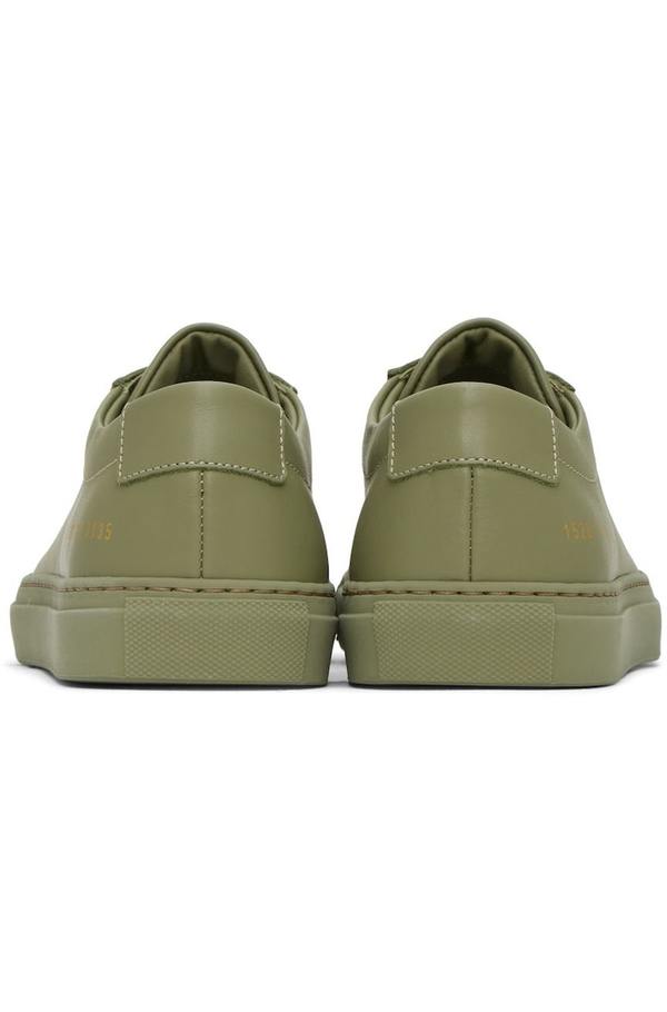 Common Projects Original Achilles Low Sneakers Green Garmentory - Main Image