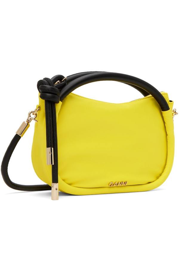 GANNI Mini Knot Bag - Yellow | Garmentory