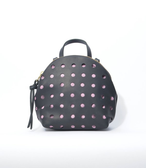 Eleven Thirty Shop Anni Mini Shoulder Bag - Purple Perforated Eleven Thirty Shop Anni Mini Shoulder Bag - Purple Perforated