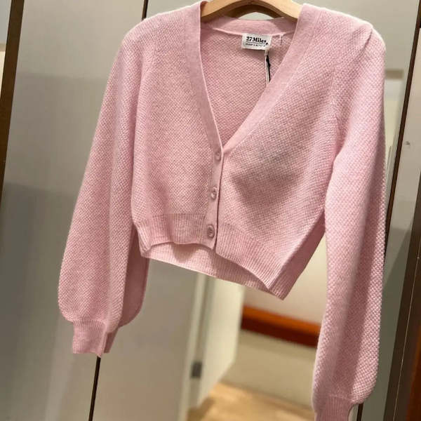 27 Miles Colby Cardigan Sweater - Blush Pink