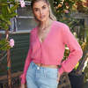 27 Miles Colby Cardigan Sweater - Blush Pink - Thumbnail 2