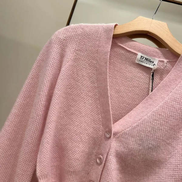 27 Miles Colby Cardigan Sweater - Blush Pink