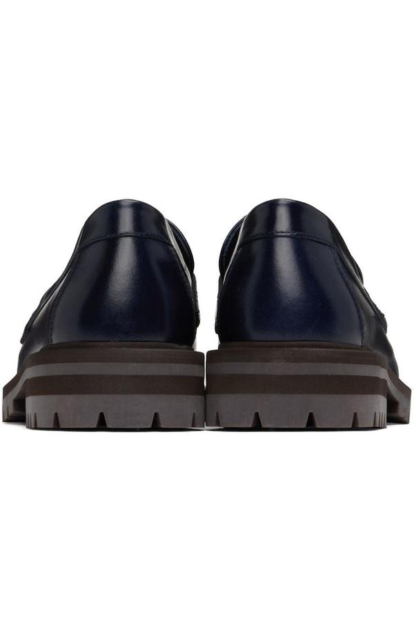 Common Projects Leather Loafers - Navy | Garmentory display picture 3