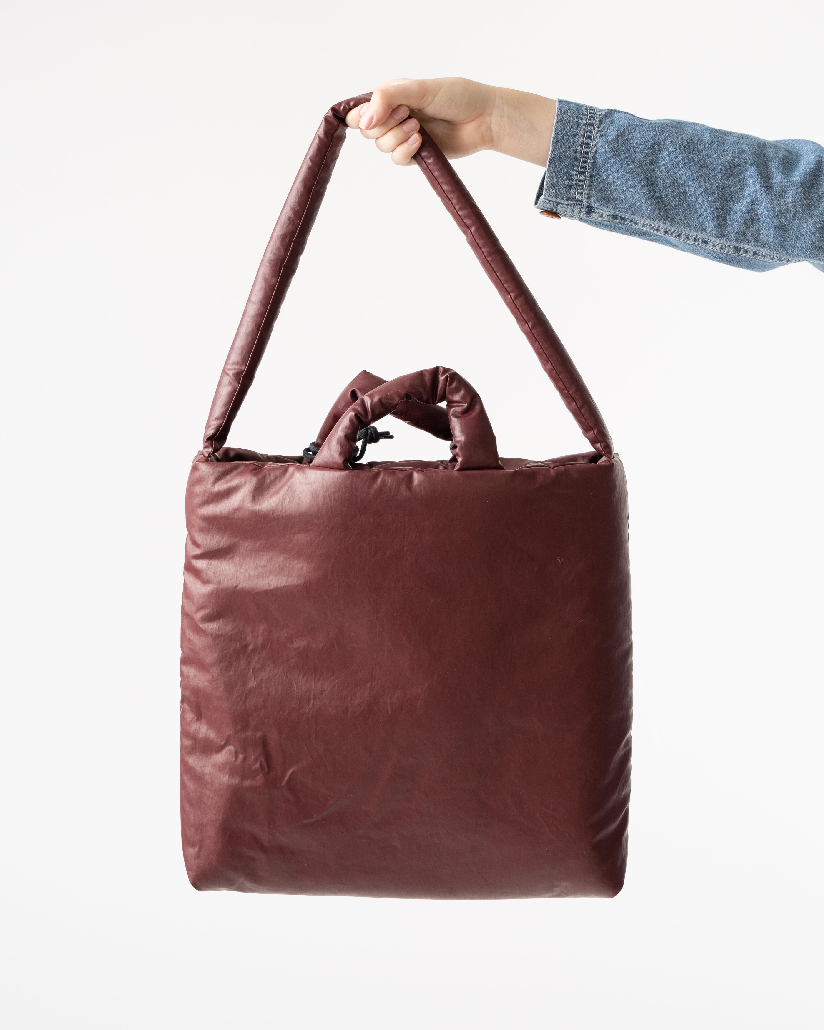 KASSL Large Pillow Bag in Bordeaux Oil | Garmentory