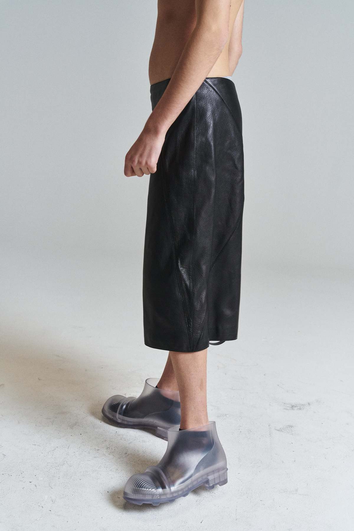 LOEWE BOOTLEG TROUSERS IN NAPPA CALFSKIN Loewe Trousers in nappa