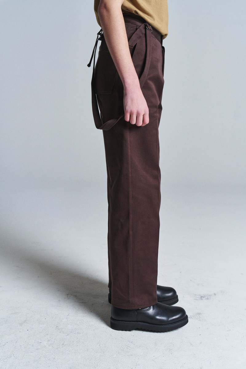 Taiga Takahashi Lot. 208 Cinch-Backed Trousers - Brown