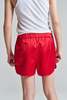 Wales Bonner Cotton Satin Cassette Shorts - Red - Thumbnail 2