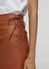 Derek Lam Gina Lace Up Skirt - Luggage - Thumbnail 6