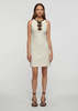 Derek Lam Petra Embellished Sheath Dress - white - Thumbnail 2