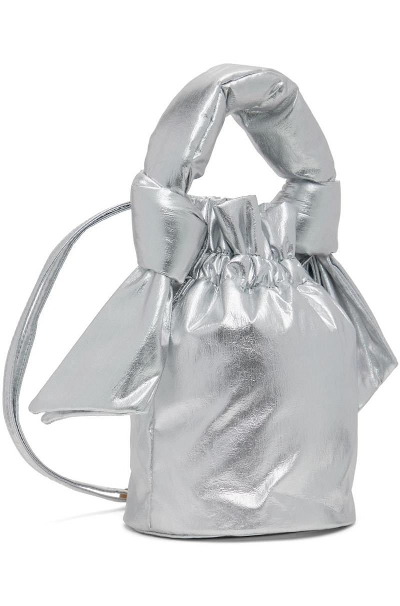 【GANNI（ガニー）】Occasion Top Handle Bag Ganni Occasion Top Handle Knot Bag - Vibrant Orange | Garmentory