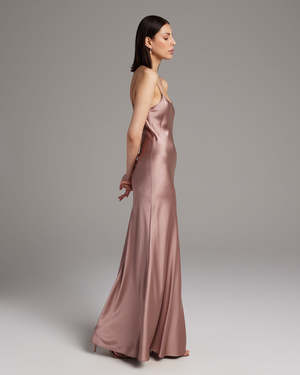 slim fit dress slacks Silk Slip Dress in Blush Rose – Shibumi