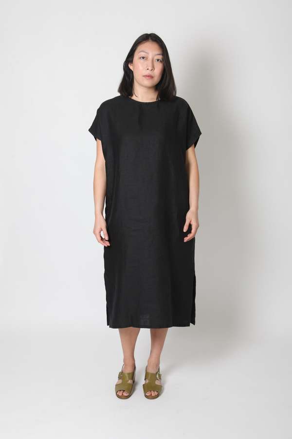 Gravel & Gold Cadence Dress - Ink | Garmentory