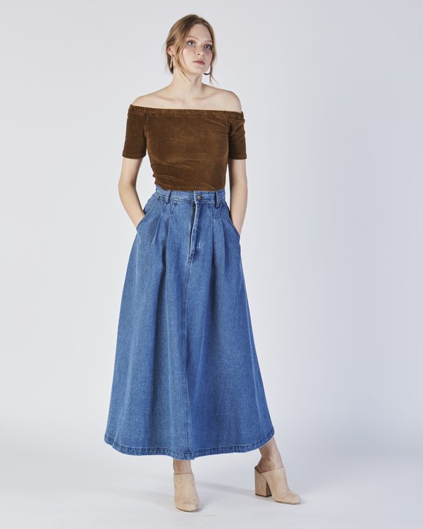 69 Cow person denim skirt 69 Cow person denim skirt