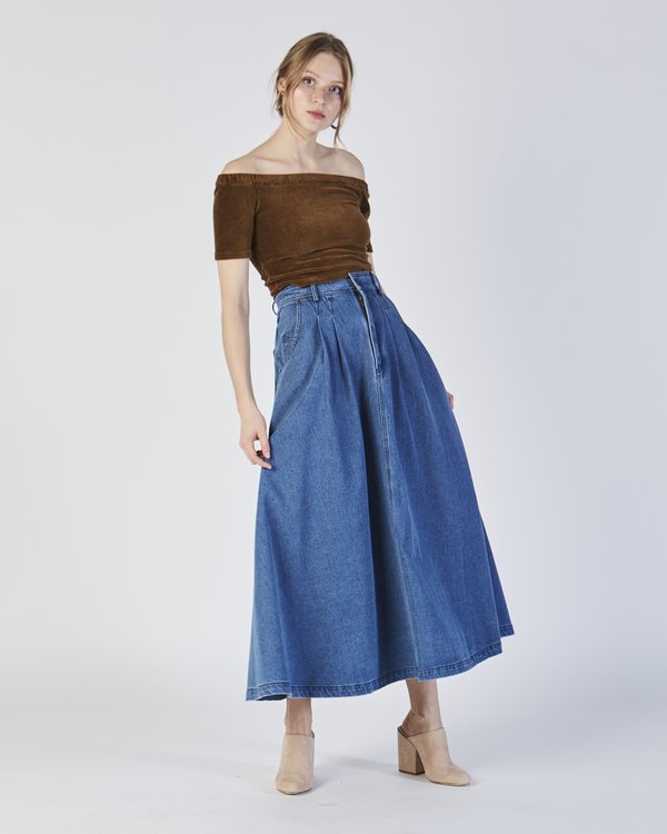 69 Cow person denim skirt 69 Cow person denim skirt