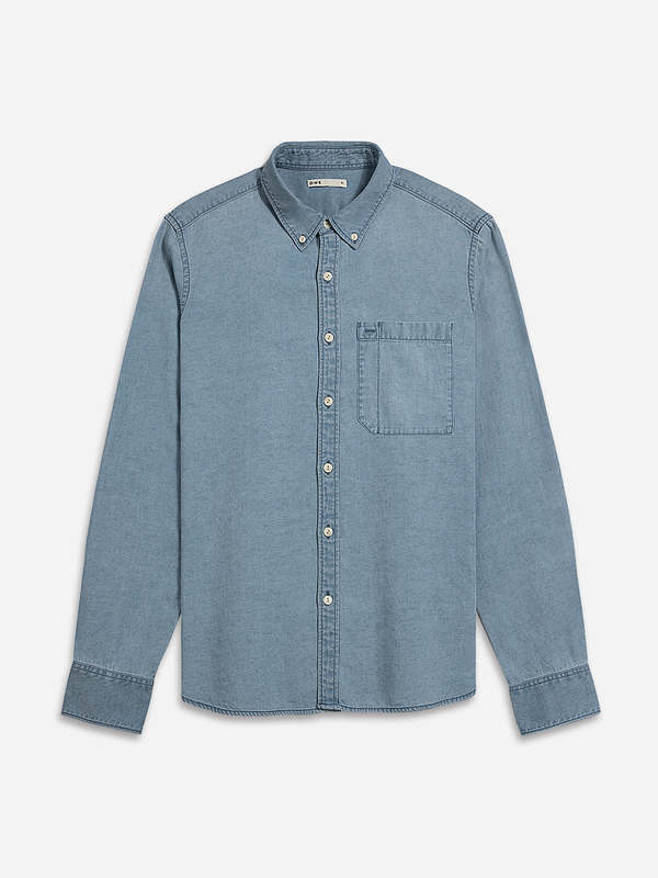 O.N.S Fulton Tencel Linen Shirt - Light Indigo