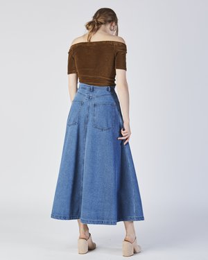 69 Cow person denim skirt 69 Cow person denim skirt