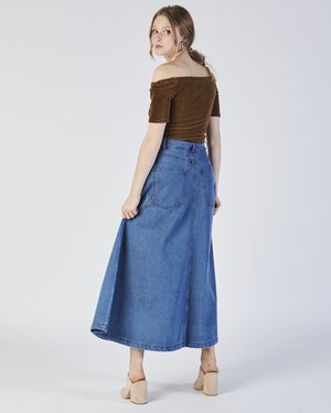 69 Cow person denim skirt 69 Cow person denim skirt