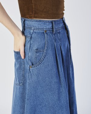 69 Cow person denim skirt 69 Cow person denim skirt