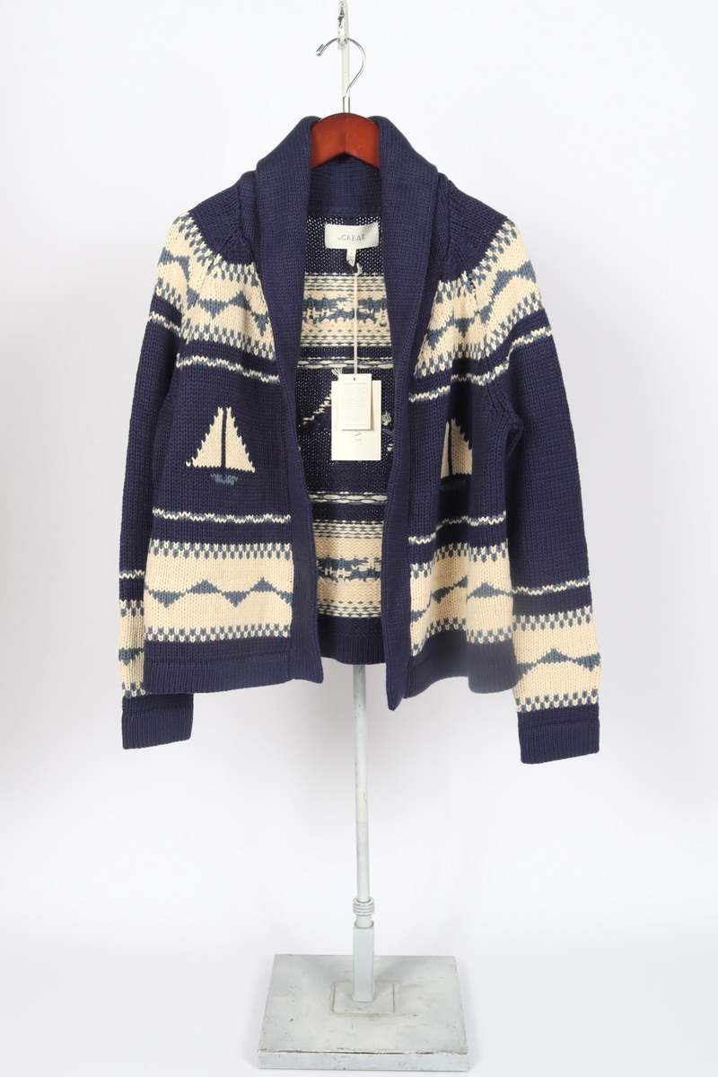 BattenwearバテンウェアLodge Cardigan NAVY XL Battenwear Lodge Cardigan - Navy | Always in Colour