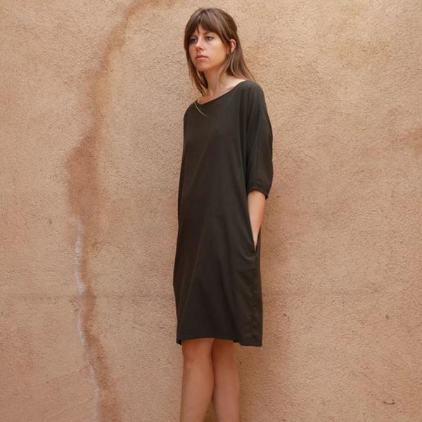 Me and Arrow Dolman Dress - Dark Green Me and Arrow Dolman Dress - Dark Green