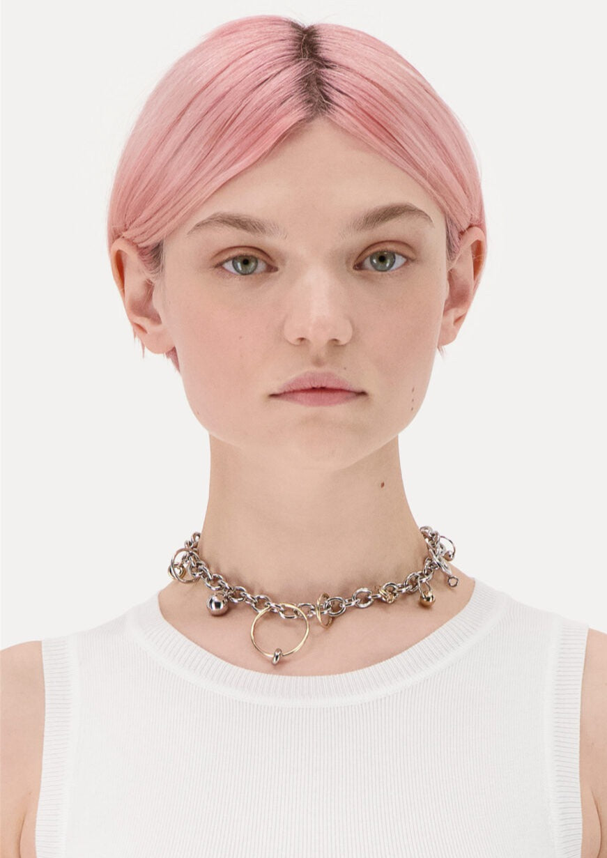 アクセサリー JUSTINE CLENQUET JOE CHOKER Justine Clenquet Joe Choker - Silver | Garmentory