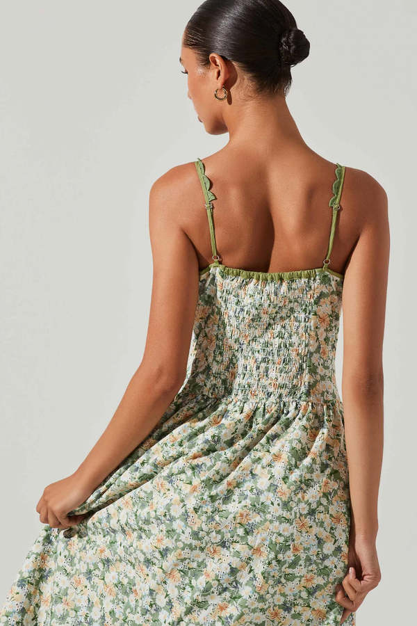 ASTR The Label Yamila Dress - Olive Yellow | Garmentory ASTR The Label Yamila Dress - Olive Yellow | Garmentory