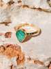 Young In The Mountain Poire Ring - Broken Arrow Turquoise - Thumbnail 1