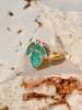 Young In The Mountain Poire Ring - Broken Arrow Turquoise - Thumbnail 2