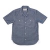 Freenote Cloth Dayton Short Sleeve Shirt - Chambray - Thumbnail 1