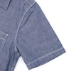 Freenote Cloth Dayton Short Sleeve Shirt - Chambray - Thumbnail 7