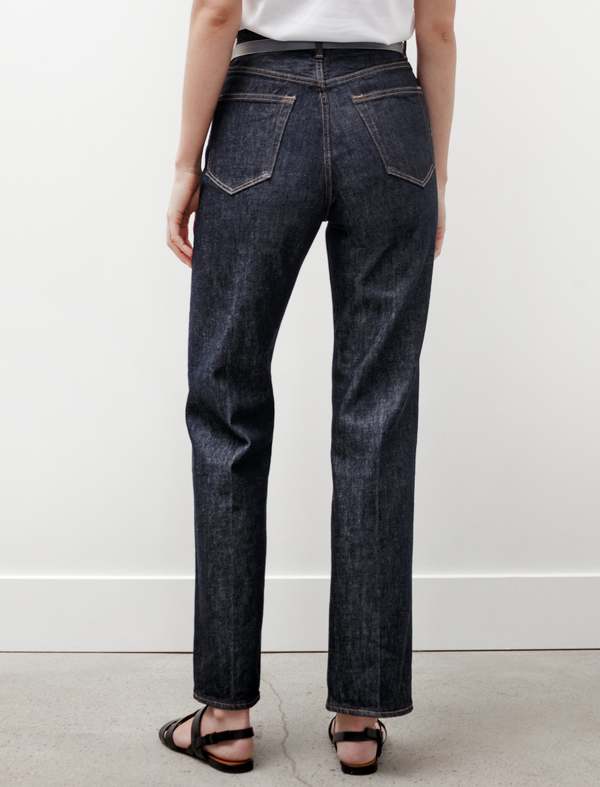 Auralee Hard Twist Denim 5P - Indigo | Garmentory