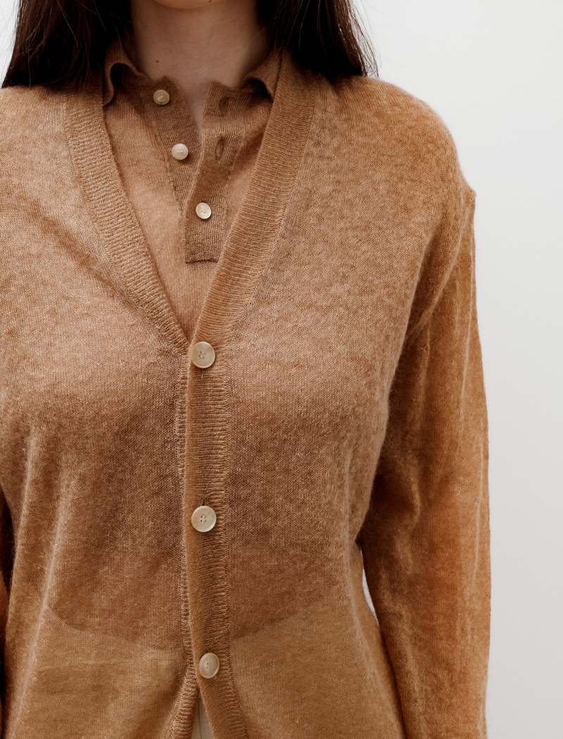 トップス AURALEE 24AW MOHAIR KNIT CARDIGAN 3 AURALEE 24AW MOHAIR KNIT CARDIGAN 3