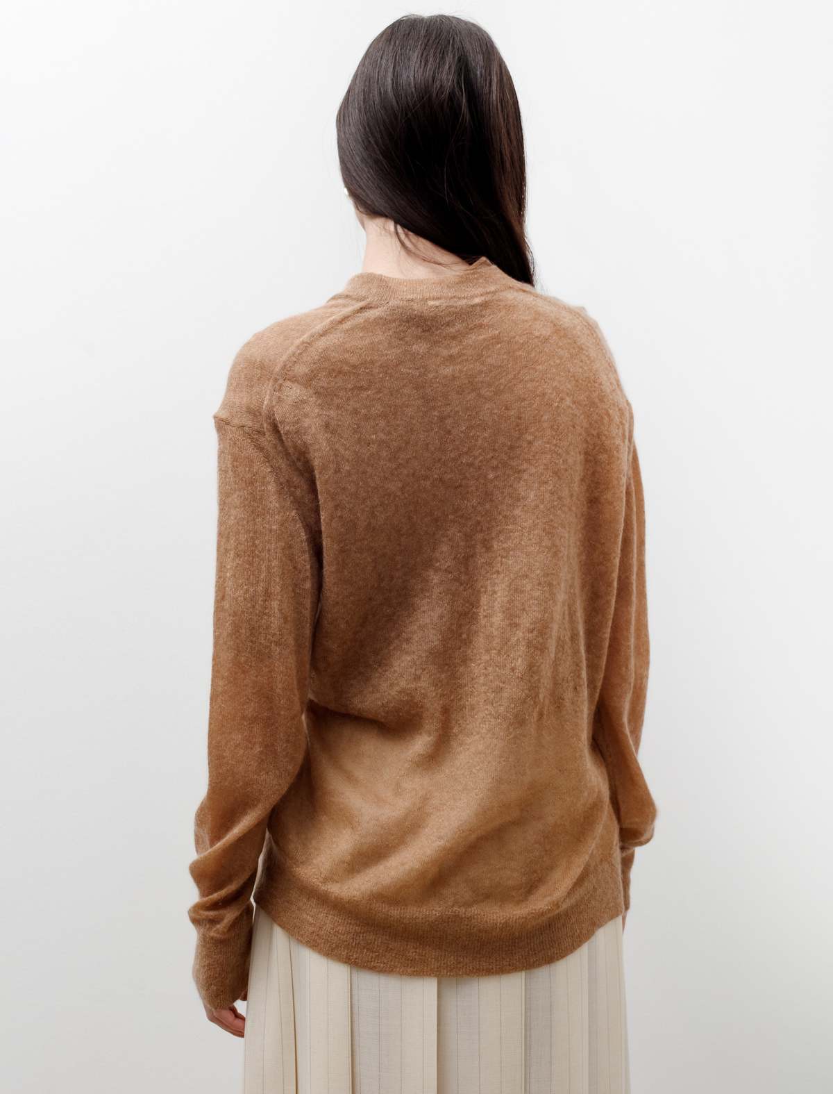 トップス AURALEE MOHAIR KNIT LONG CARDIGAN AURALEE】 BRUSHED SUPER KID MOHAIR KNIT LONG CARDIGAN / WOOL