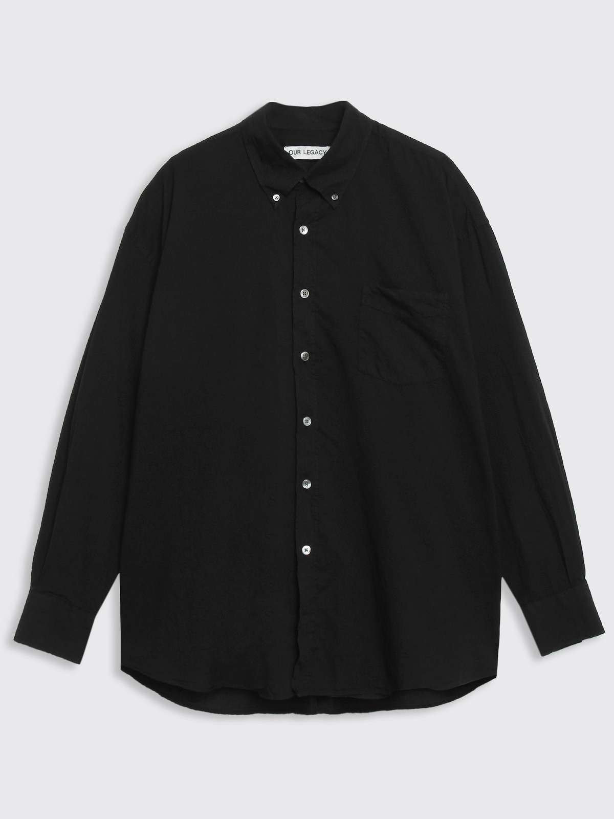 Our Legacy Borrowed BD Shirt - Black Voile | Garmentory