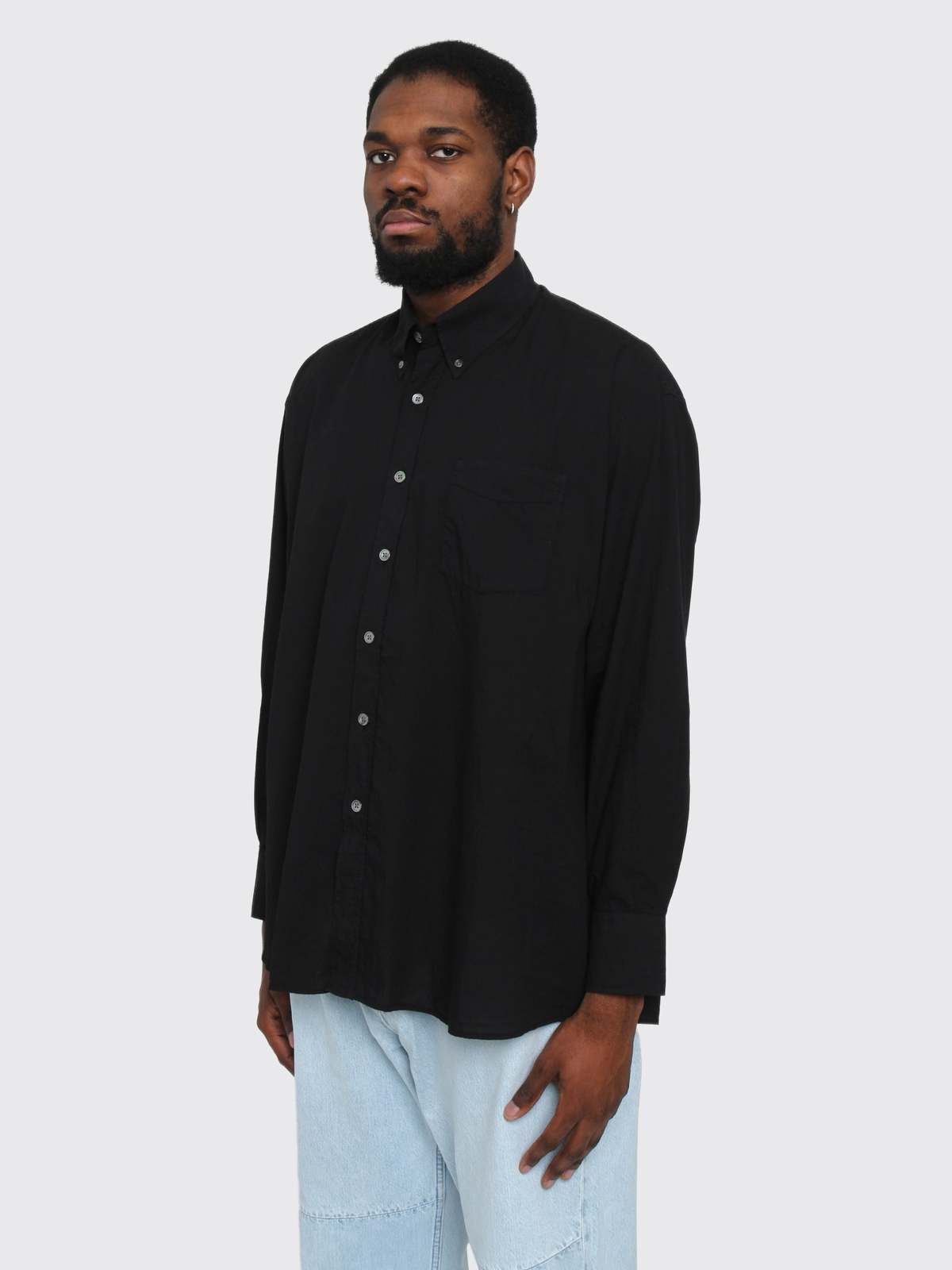 Our Legacy Borrowed BD Shirt - Black Voile | Garmentory