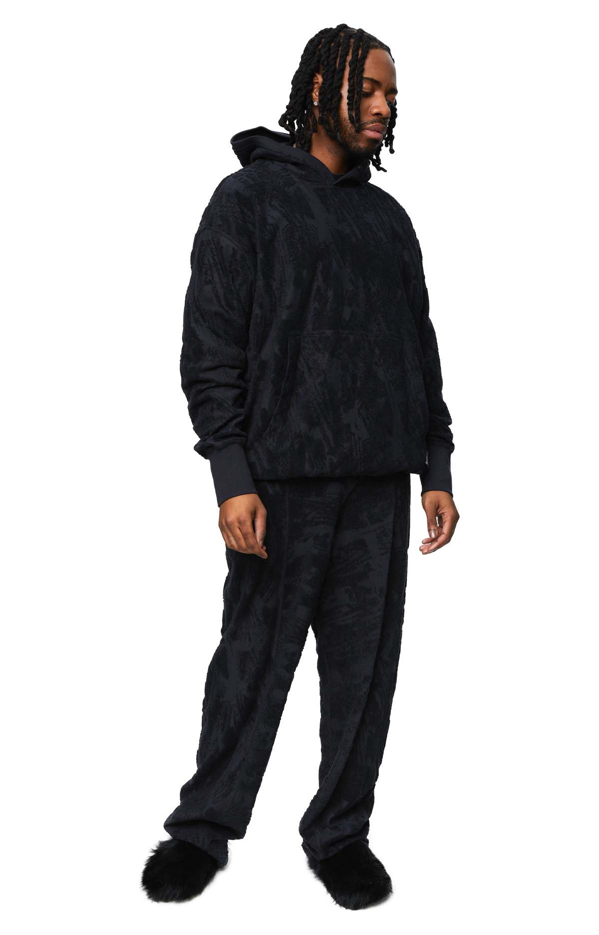 【AFFXWRKS】PURGE OVERSIZED HOODIE Black Purge Hoodie by AFFXWRKS on Sale