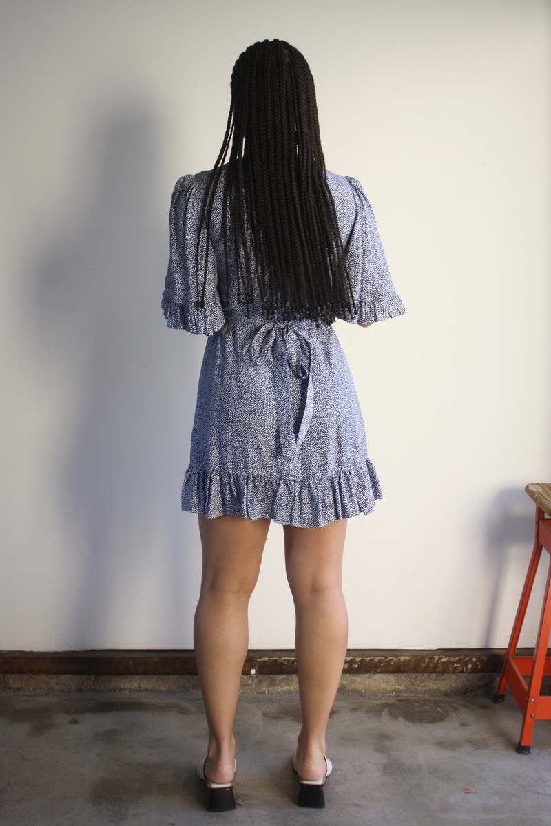 Myrtle Beverly Mini - Navy Confetti