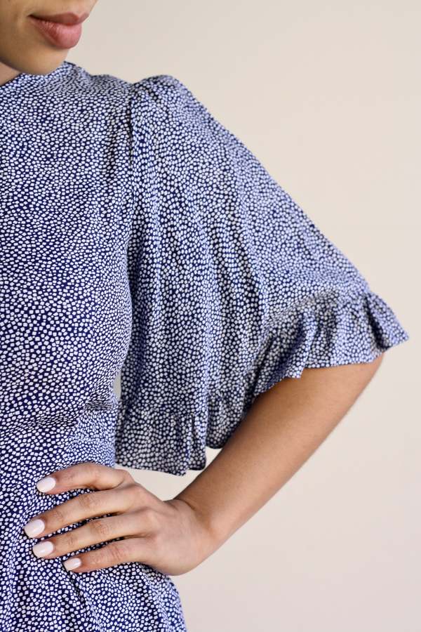 Myrtle Beverly Mini - Navy Confetti