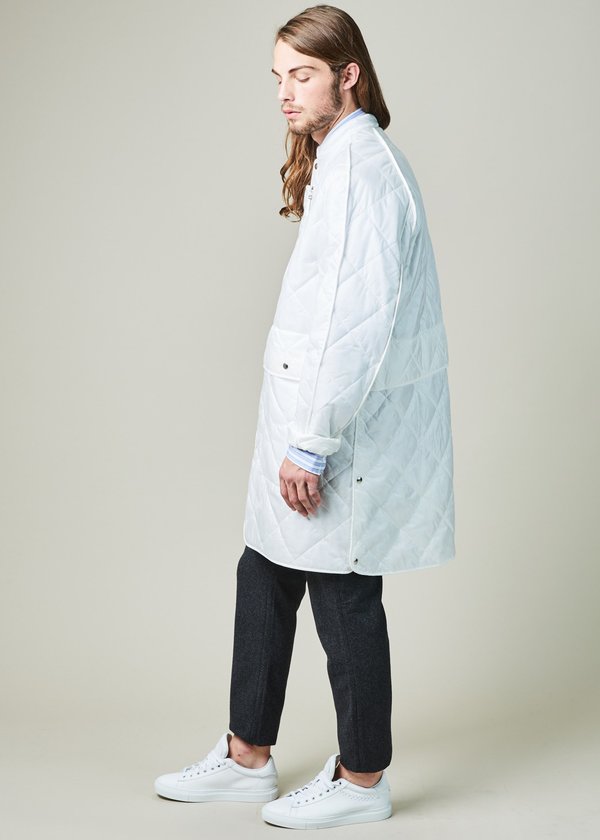 OAMC Quilted Squad Coat - OFF WHITE OAMC Quilted Squad Coat - OFF WHITE
